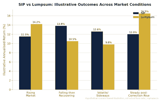 SIP vs Lumpsum comparison chart